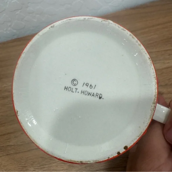 Vintage 1961 Tapered Holt Howard 3D Rooster Cup Mug - Picture 5 of 6